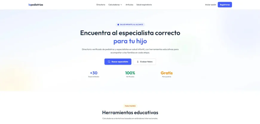 La Pediatriza: la plataforma gratuita que conecta a tu hijo con el pediatra correcto en México